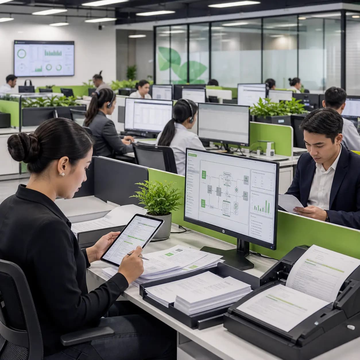 Back-office processing